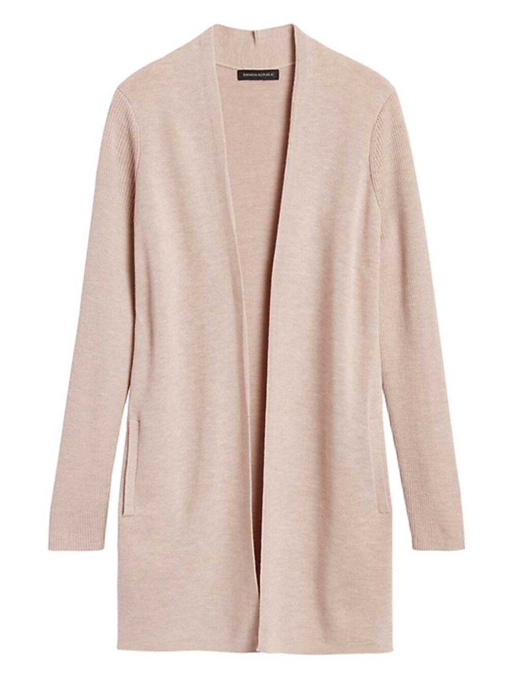 Banana Republic Merino Blend Long Open-Front Cardigan Small - Picture 1 of 10